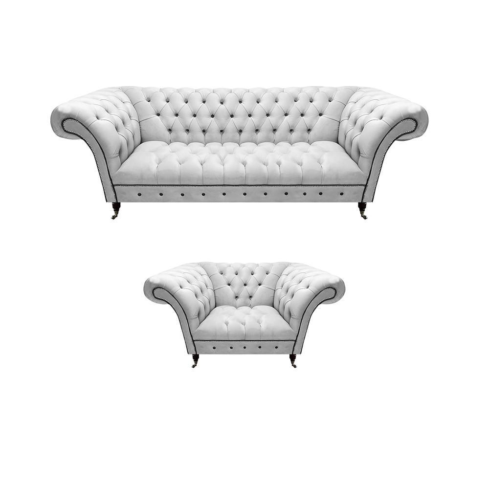 Living Room Set Sofa Three Seater Chesterfield Armchair Modern Couch Design Furniture