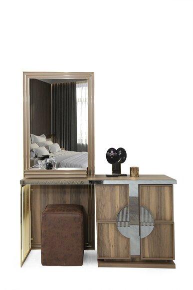 Stylish bedroom set luxury dressing table with mirror design new