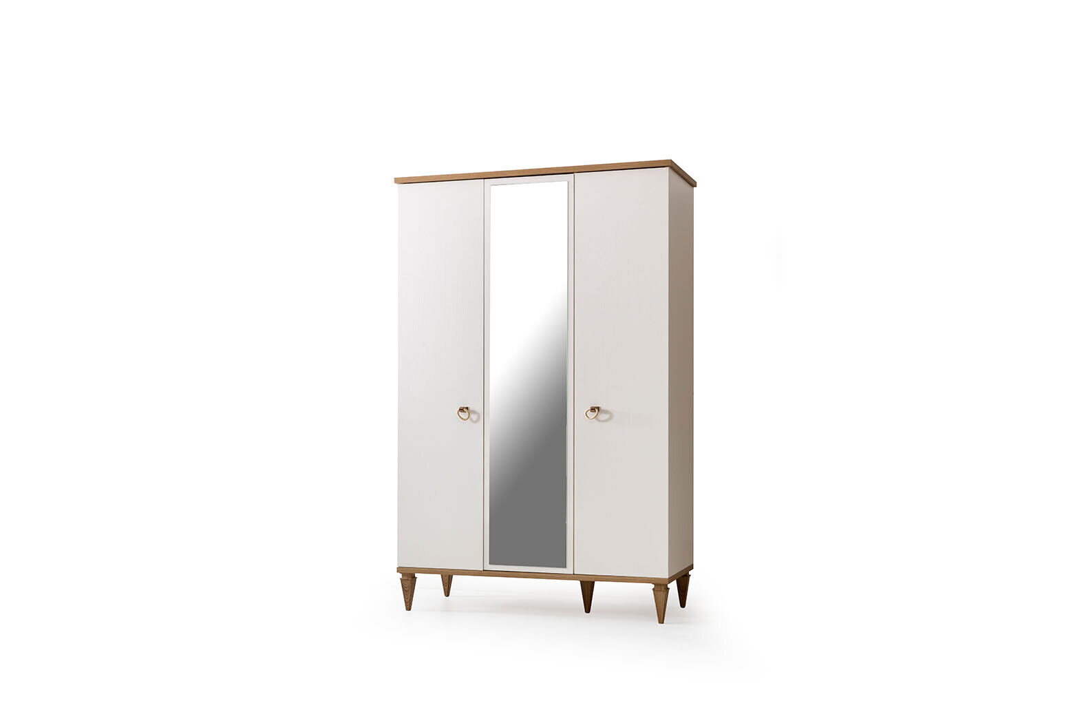 Luxurious white wardrobe Designer wooden wardrobe Glass wardrobe Furniture