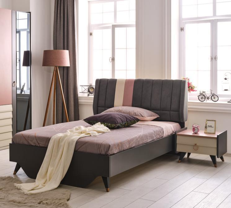 Luxury bedroom bedside table beds bed complete set design furnishings