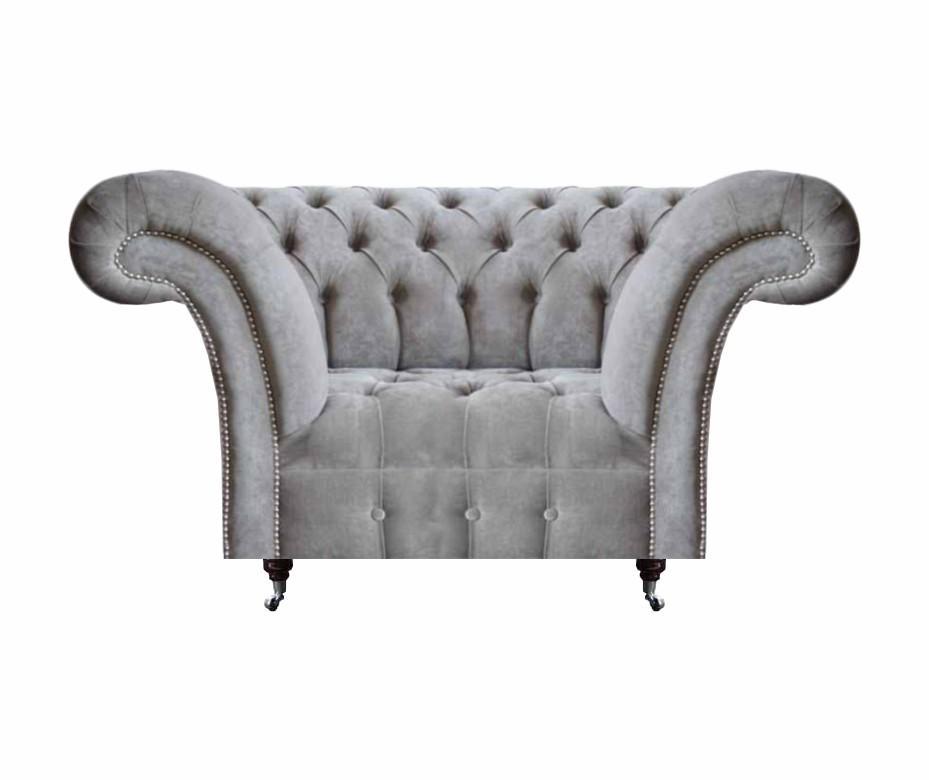 Chesterfield Modern Armchair Living Room Upholstered Furniture Upholstered Seat New Furnishings