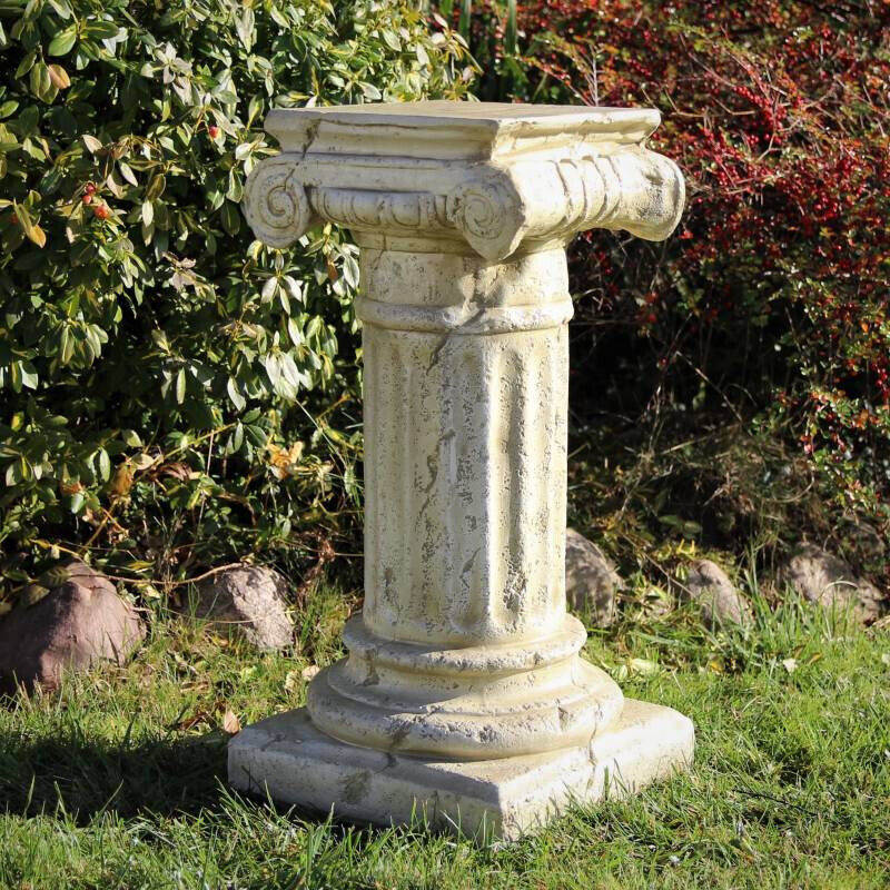 Base Column Stone Statues Garden Decoration Pedestal Sculpture Stone Column 3011