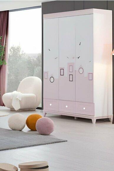 Wardrobes Multicolored Bedroom Wardrobe Wooden Furniture Modern Furniture