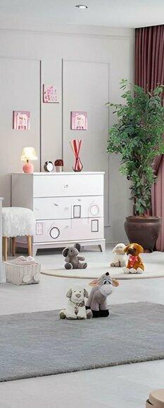 Chest of drawers multicolored chest of drawers wooden furniture bedroom new furnishings