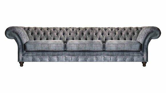 Modern Chesterfield 3 Seater Luxury Living Room Sofas Upholstered Couch