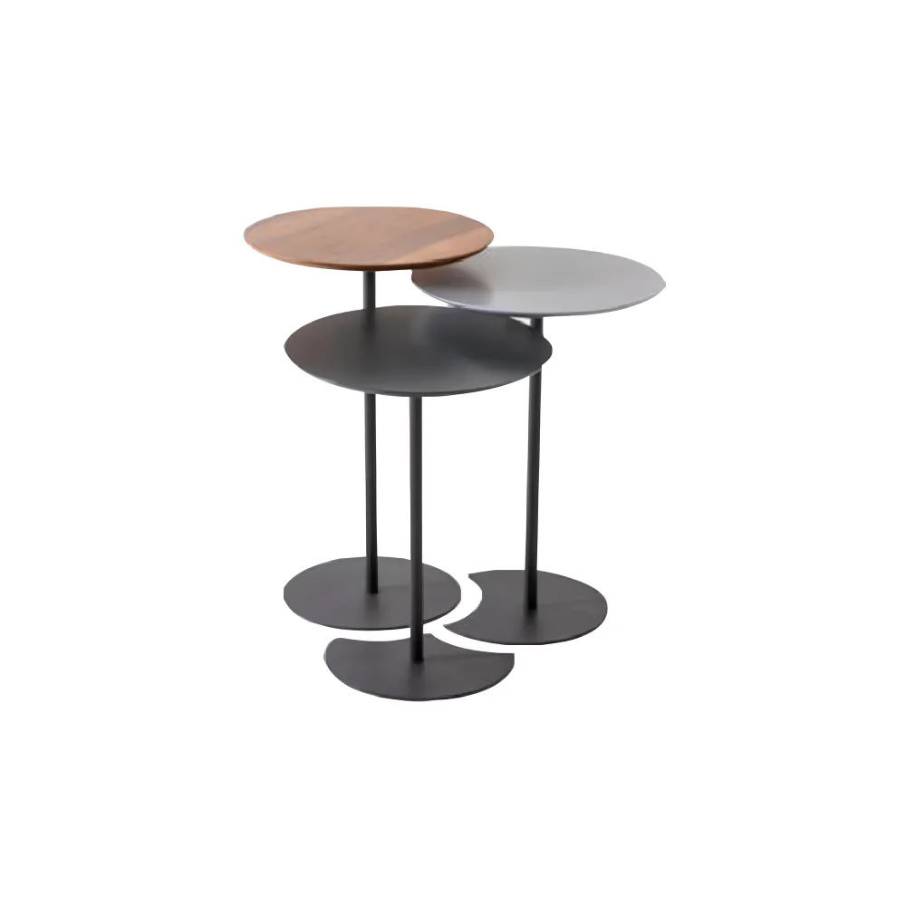 Side table set coffee table coffee table sofa table black table