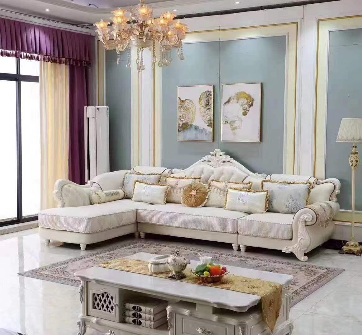 Classic corner sofa couch upholstered furniture corner sofas sofa textile baroque Sofort