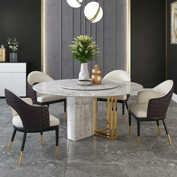 Round Luxury Table Design Tables Round Stone Furniture Dining Room Dining Tables Immediately