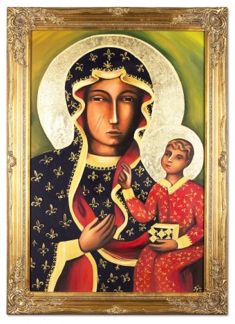 Madonna with Child Handmade Oil Paintings Canvas Oil Painting Picture G05359