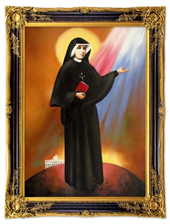 Holy Faustina Handwork Oil Paintings Canvas Oil Painting Picture G95265