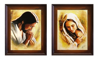 Maria and Jesus handicraft oil paintings canvas oil painting picture G94119