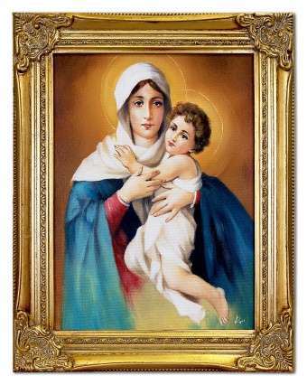 Mary with Child Handwork Oil Paintings Paintings Canvas Oil Painting Picture G02535