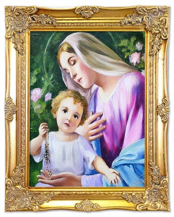 The Holy Mary with the Child Handcraft Oil Paintings Artwork G06293