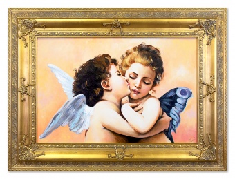 Angel of Love Handmade Oil Paintings Artwork Canvas Oil Painting Picture G10026