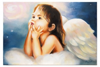 Angel of Fantasy Handmade Oil Paintings Canvas Oil Painting G120287