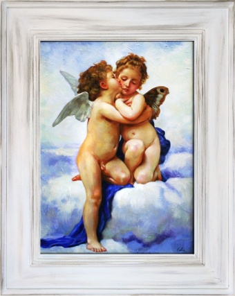 Angel of Affection Handmade Oil Paintings Canvas Oil Painting G04138