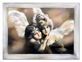 Angel of Friendship Handwork Oil Paintings Paintings Canvas Oil Painting G16663