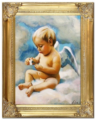 Angel of the Child Handicraft Oil Paintings Canvas Oil Painting Picture G05340