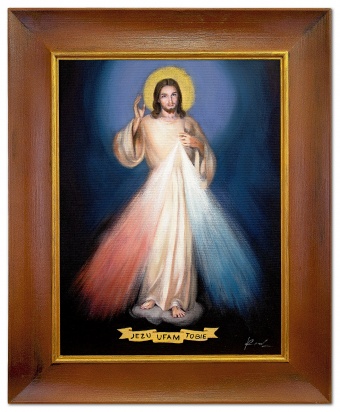 Jesus, I trust in you Handwork Oil paintings Paintings Canvas G120041