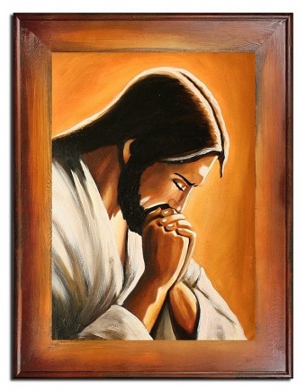 Praying Christ Handcrafted Oil Paintings Canvas Oil Painting G15054