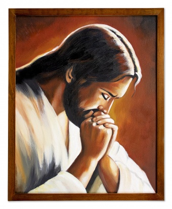 Praying Christ Handwork Oil paintings Canvas Oil painting G119933