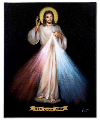 Jesus, I trust in you Handwork Oil paintings Paintings Canvas G17389