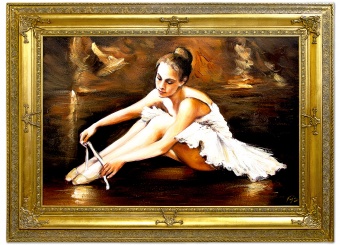 Ballerina Handwork Oil Paintings Canvas Oil Painting Picture Images G119787