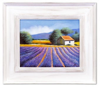 Lavender field handmade oil paintings canvas oil painting picture G16877