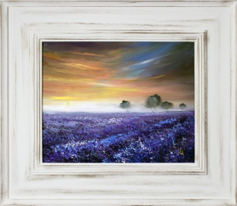 Lavender Fields Handcrafted Oil Paintings Canvas Oil Painting Artwork G16363