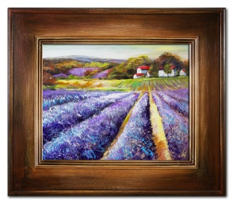 Lavender fields handmade oil paintings canvas oil painting image G16327