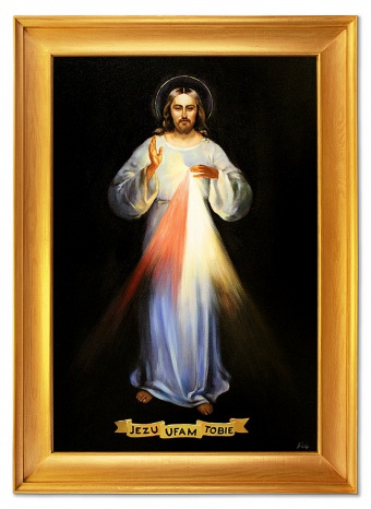 Jesus, I trust in you Handwork Oil paintings Paintings Canvas G119771