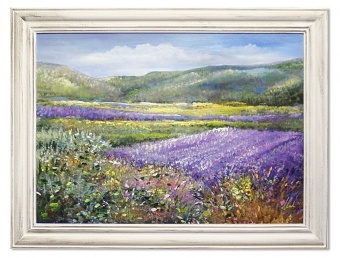 Lavender fields handmade oil paintings canvas oil painting picture G15425