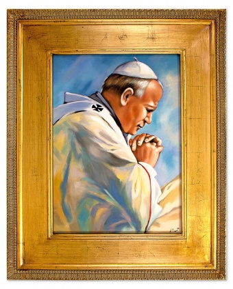 The praying pope handmade oil paintings canvas oil painting G119891