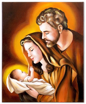 Holy Family Handmade Oil Paintings Canvas Oil Painting Picture G118585