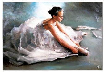 Ballerina Handmade Oil Paintings Canvas Oil Painting Picture Images G16485