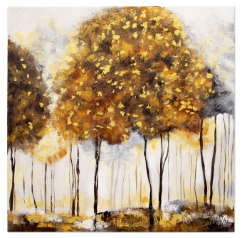 Autumn Trees Handmade Oil Paintings Canvas Oil Painting G120137