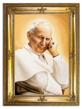 Smiling Pope Handcrafted Oil Paintings Canvas Oil Picture Image G118752