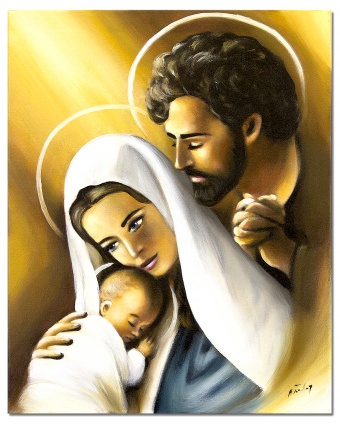 Holy Family Handcrafted Oil Paintings Canvas Oil Picture G104746