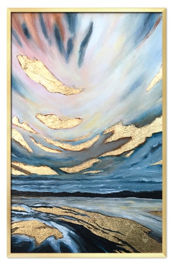 "Sky Landscape" Handmade Oil Paintings Canvas Oil Painting G116678