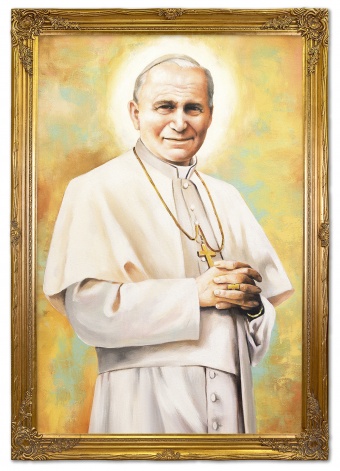 Pope portrait Handwork Oil paintings Canvas Oil painting Picture G119206