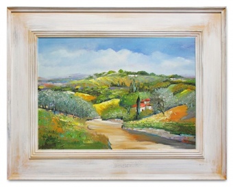 Tuscany landscape handmade oil paintings canvas oil painting G15011