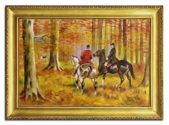 Hunting in autumn Handmade oil paintings Paintings canvas oil painting Picture G96481