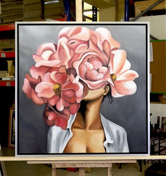 "Flower head" Handmade oil paintings Canvas oil painting Image G118654