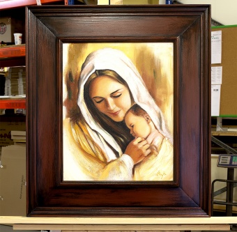 Mother with child handiwork oil paintings canvas oil painting picture G118695