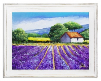 Lavender field handmade oil paintings canvas oil painting picture G15658