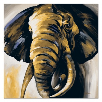 Elephant portrait handmade oil paintings canvas oil painting picture G107779