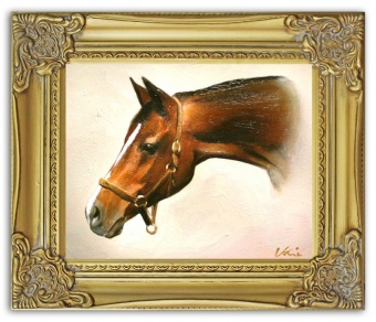 Horse portrait handmade oil paintings canvas oil painting picture G05199