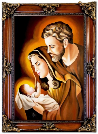 Holy Family Handcrafted Oil Paintings Canvas Oil Painting Picture G109215