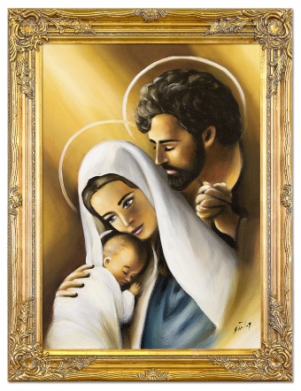 Holy Family Handwork Oil Paintings Canvas Oil Picture Image G105094