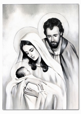 Holy Family Handmade Oil Paintings Canvas Oil Painting Picture G120271